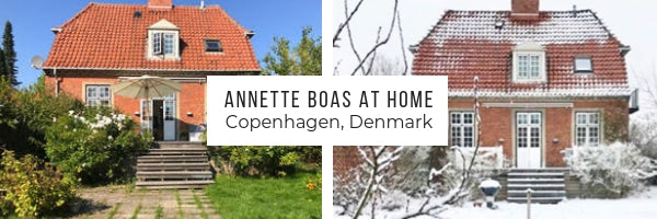 Annette Boas Home in Copenhagen Denmark in Summer and Winter