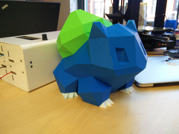 Bulbasaur printed on a LulzBot TAZ 5