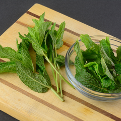 Fresh Mint used in No 70 Basil Mint Home Fragrance