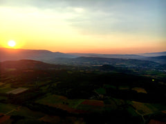 Sunrise over Roussillon France