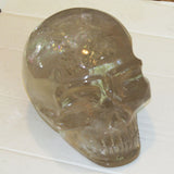 Life-size Carved Smoky Quartz Skull