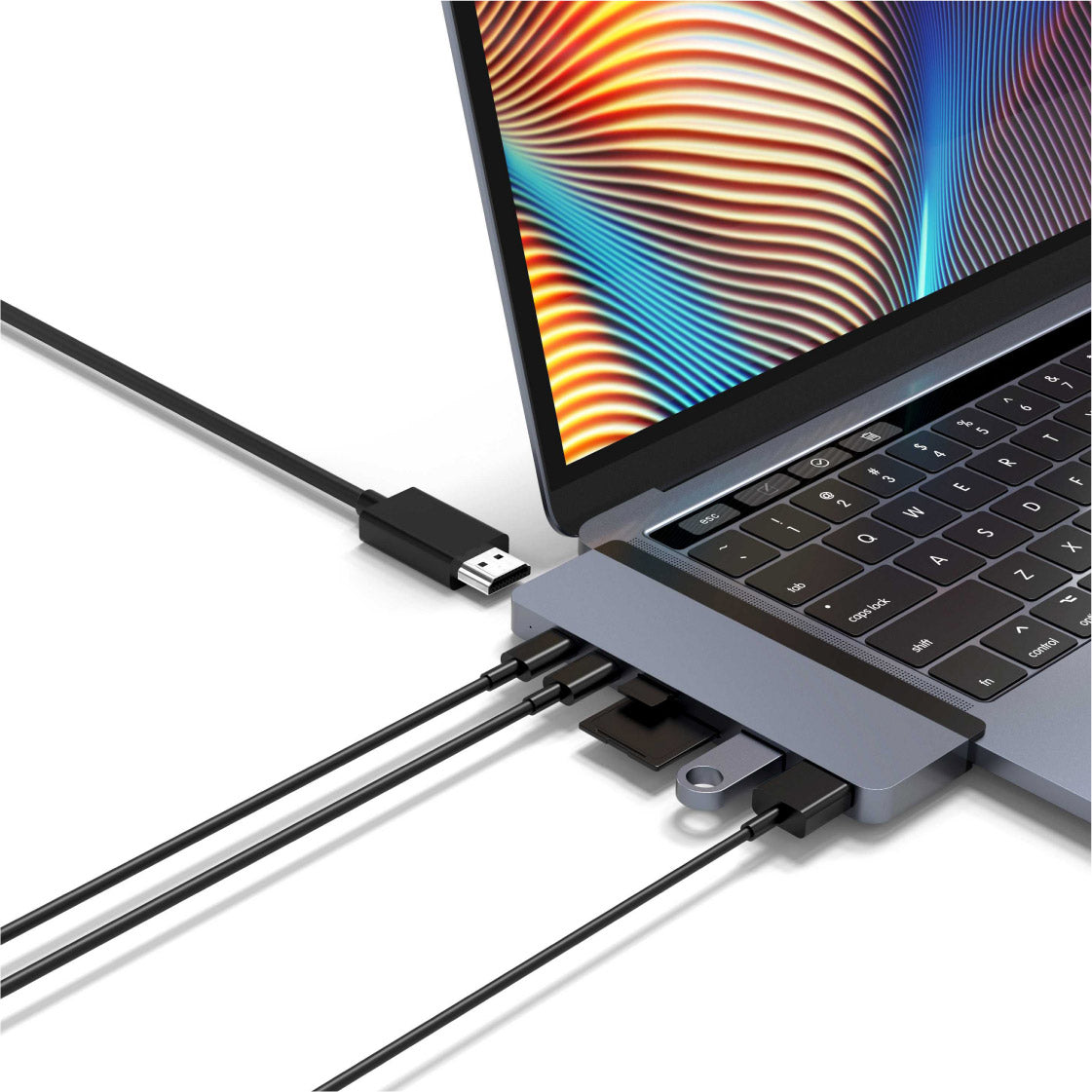 Stap Arthur vragen HyperDrive DUO 7-in-2 USB-C Hub for MacBook Pro & MacBook Air –  HyperShop.com