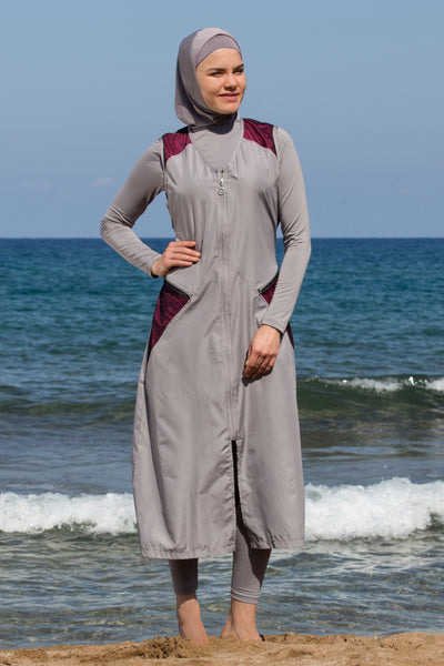 Adabkini Sila, our 5pc bathing suit, modest swimsuit – AdabKini