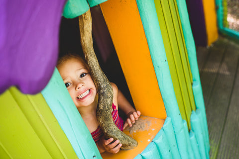 BeWILDerwood Curious Treehouse Adventure Park Girl In Tree House