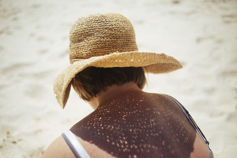 Woman in Sun hat