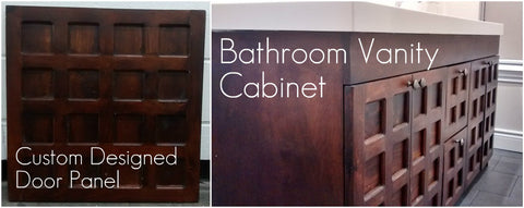 Inde-Art recalimed wood or solid rose wood bathroom vanity Cabinet