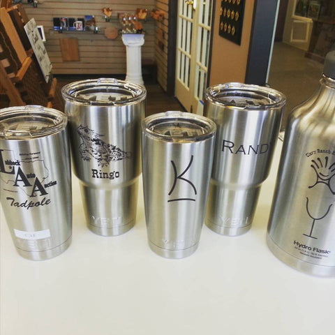 engraved tumblers Steel Engraving Yeti like Stainless Cups and Hydroflask