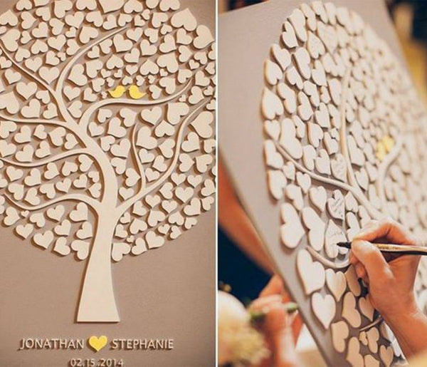 Wedding guest book tree - 3mm MDF – Laser Creations