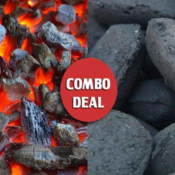Combo - Weber BraaiMaster Best of Both Bulk Deal (10x Bags!) - Wood Monkeys SA (490923556910)