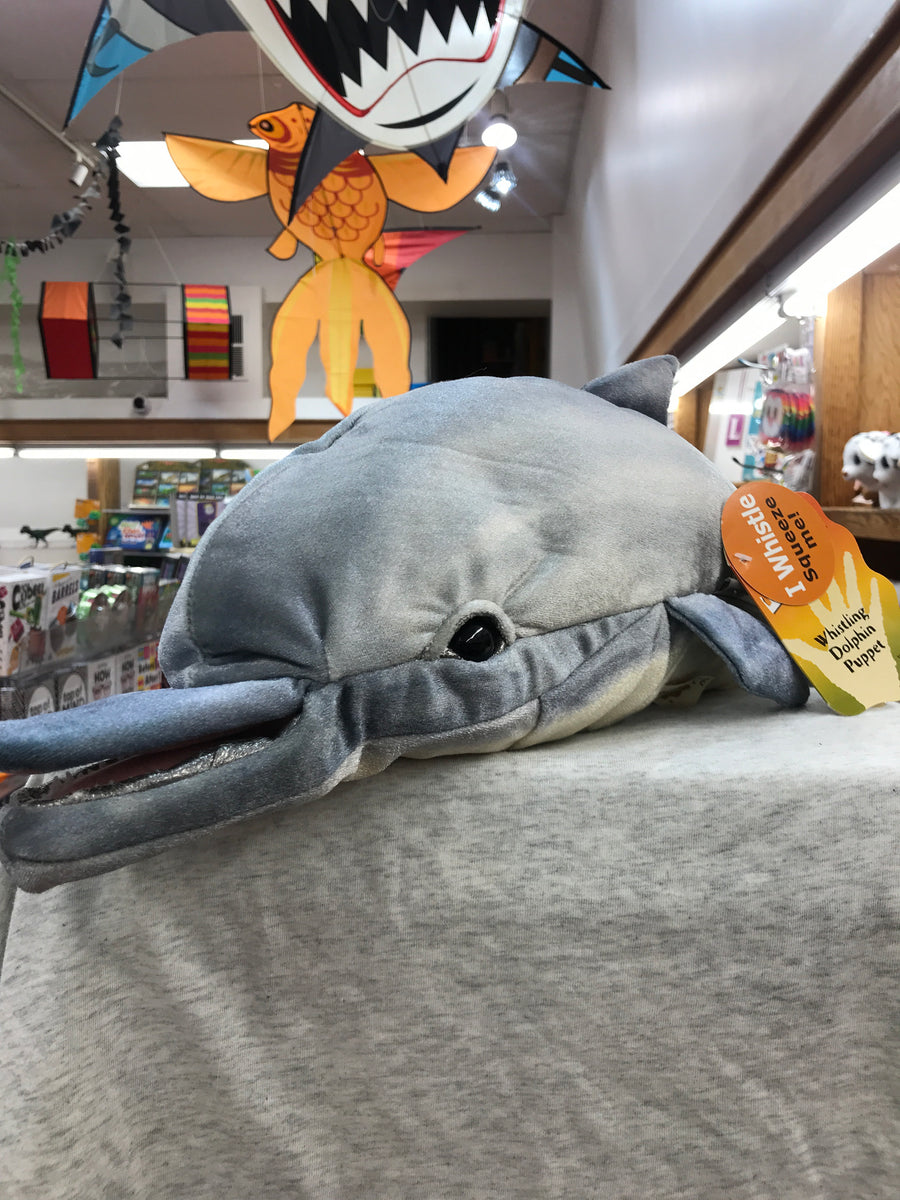 19" Folkmanis Whistling Dolphin Hand Puppet 