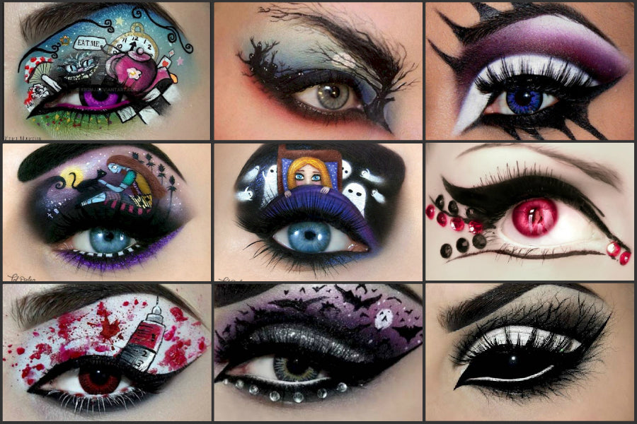 Halloween eye makeup idea
