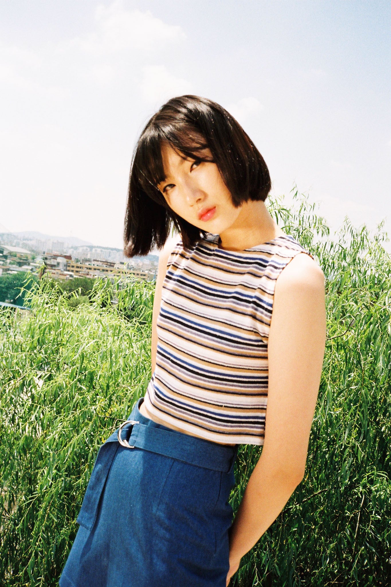 Vacance knit cropped top