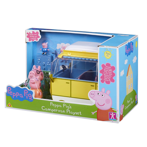 peppa pig deluxe campervan playset