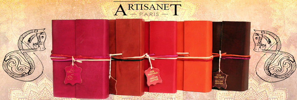 ARTISANET. Cuadernos de cuero artesanales fabricados a mano