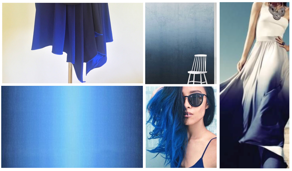 Blue Ombre trend
