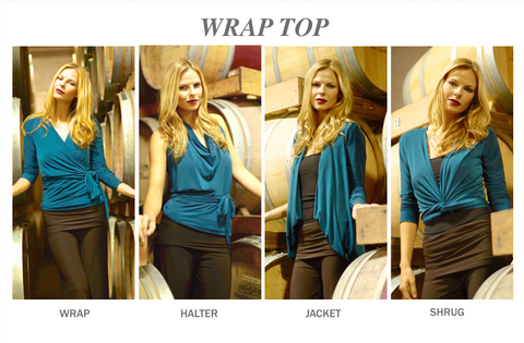 Diane Kroe Wrap Top Capsule Wardrobe