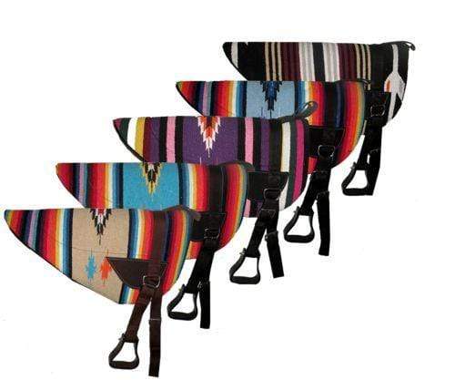 Showman Navajo Print Bareback Saddle Pad w/Fleece Bottom