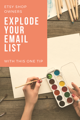 grow your email list on etsy