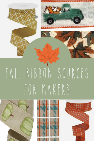 fall ribbon favorites for bow making