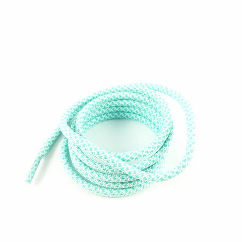 2tone fresh mint rope shoelaces