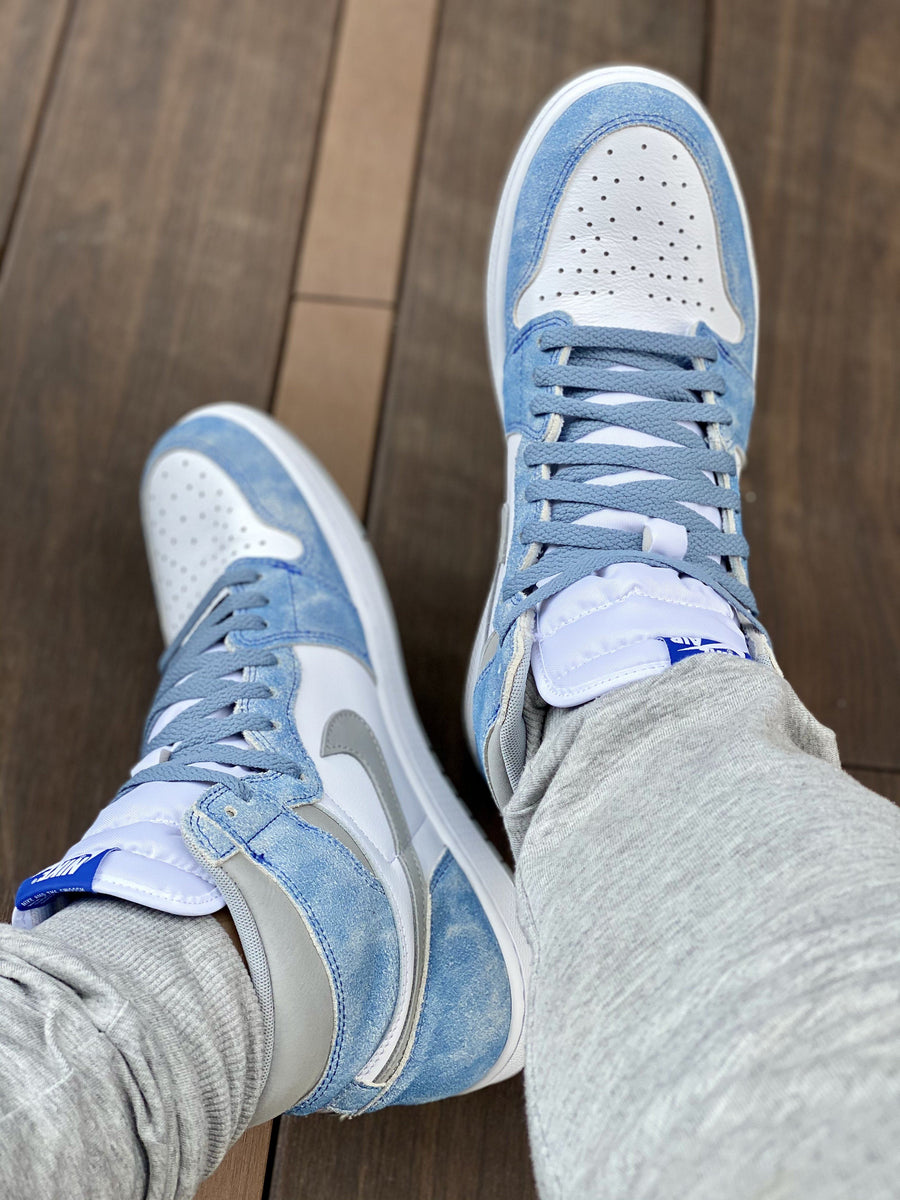 how to lace jordan 1 hyper royal