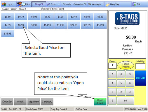 Price Selection