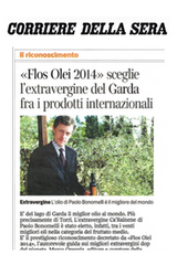 PAOLO BONOMELLI - TOP ITALIAN OLIVE OIL PRODUCER - CORRIERE DELLA SERA