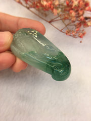 Icy Green Jade Pendant - Guanyin (PE006)