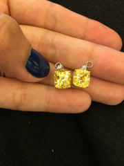 Yellow Sapphire Earrings (GE004)