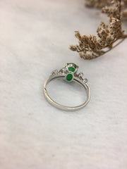 Green Jade Ring - Cabochon (RI160)
