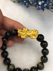24k Pure Gold Pixiu Bracelet (BR276)