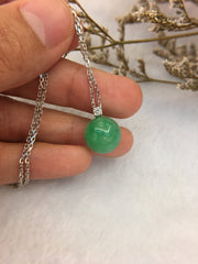 Green Jade Necklace - Ball (NE051)