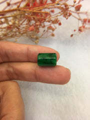 Dark Green Jade Barrel (PE283)