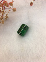 Dark Green Jade Barrel (PE283)