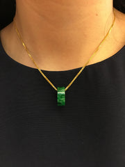 Dark Green Barrel Jade (PE292)