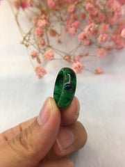 Dark Green Jade Ring (RI183)