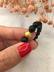 24k Pure Gold Pixiu & Ball Bracelet (BR246)