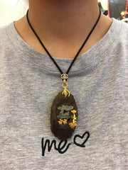 Icy Green Jade Pendant - Deer (PE234)
