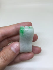 White With Green Pendant - Pixiu (PE099)