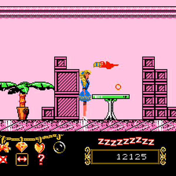 Barbie NES Nintendo Game