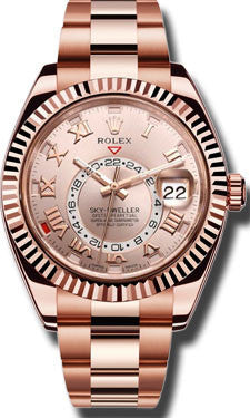 rose gold sky dweller for sale