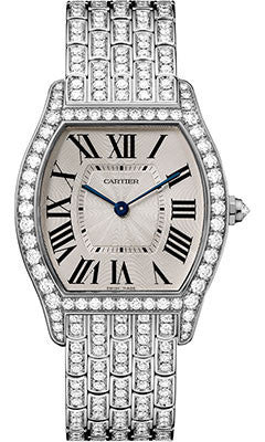 cartier tortue diamond watch