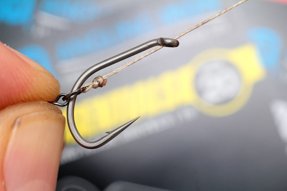 Move the micro hook ring swivel round to the bend of the hook