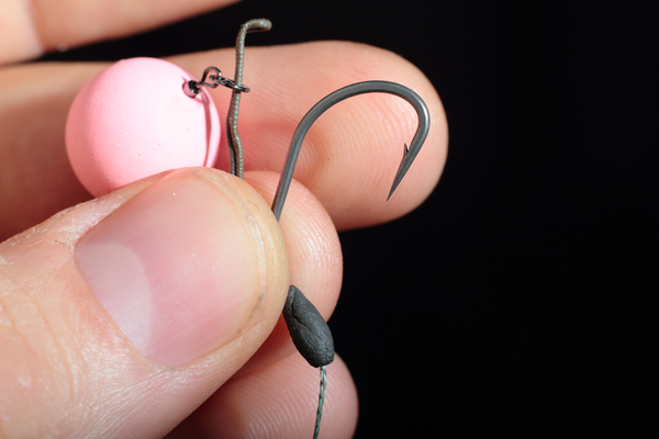 Finish easing the loop off the Duropoint Chod hook - You can now easily replace the hook and change hookbait if you wish