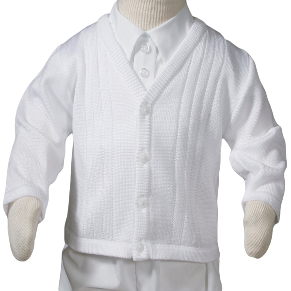 baby white cardigan sweater