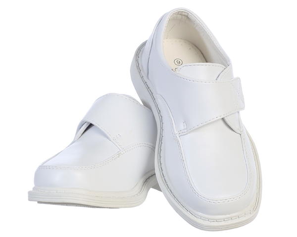 youth white dress shoes