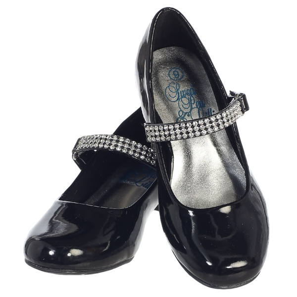 little girls black dress shoes