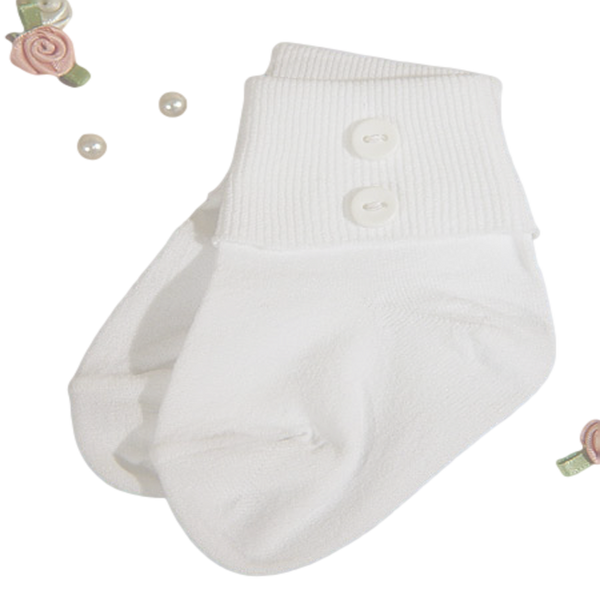 infant white socks