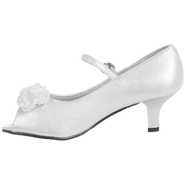 short heels white