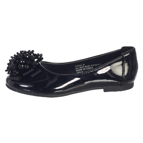 Black Dress Shoes w Bead Cluster \u0026 Bow 